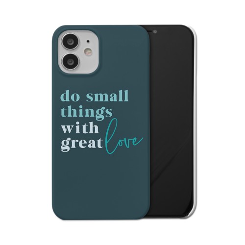Small Things With Love iPhone Case, Slim Case, Matte, iPhone 12, Multicolor