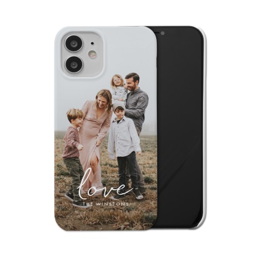 Gallery of One Love iPhone Case, Slim Case, Matte, iPhone 12, Multicolor