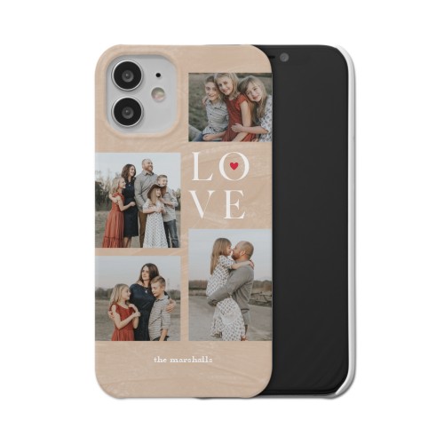 Sand Stacked Love iPhone Case, Slim Case, Matte, iPhone 12 Mini, Beige