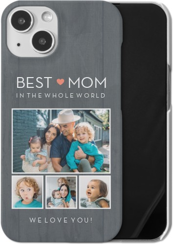 Whole World Love iPhone Case, Slim Case, Matte, iPhone 13, Pink