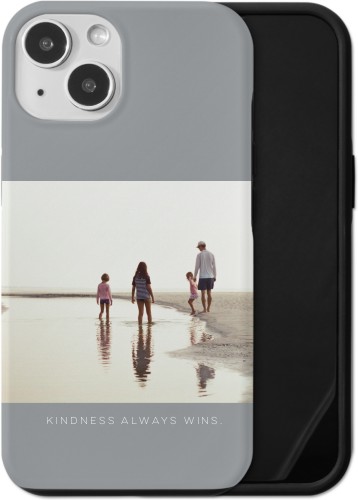 Gallery of One Banner iPhone Case, Silicone Liner Case, Matte, iPhone 13, Multicolor, multi