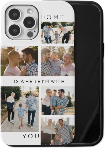 Gallery of Six Grid iPhone Case, Silicone Liner Case, Matte, iPhone 13 Pro Max, Multicolor