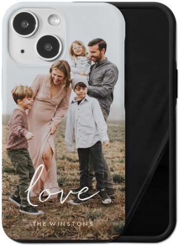 Gallery of One Love iPhone Case, Silicone Liner Case, Matte, iPhone 13 Mini, Multicolor