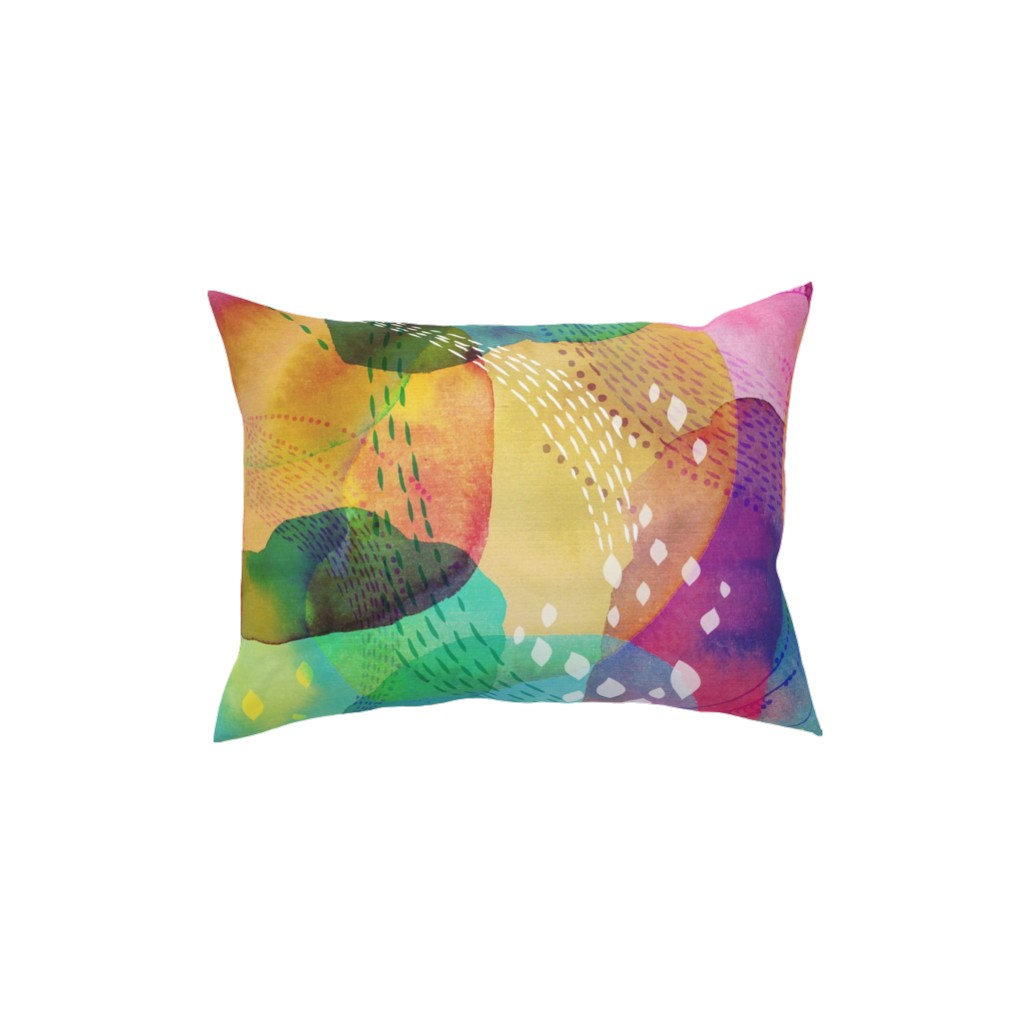 Daydreaming Pillow, Woven, White, 12x16, Double Sided, Multicolor