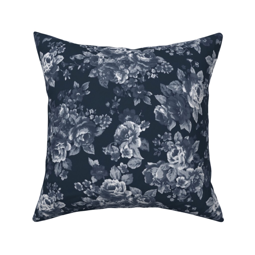 Navy Blue And White Pillows