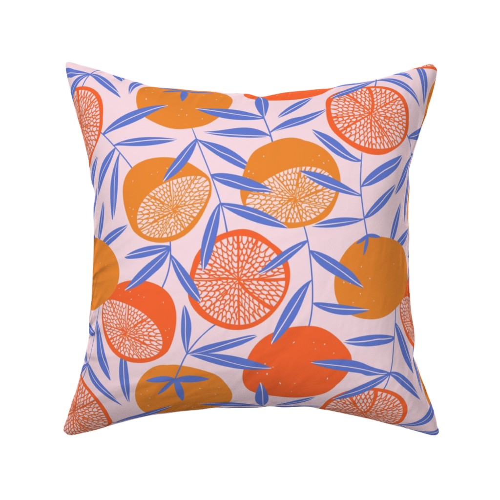 Grapefruit Printed Pillows