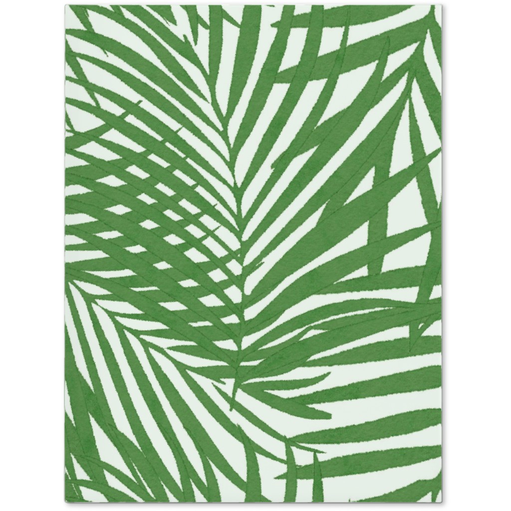 Watercolor Fronds - Green Journal, Green