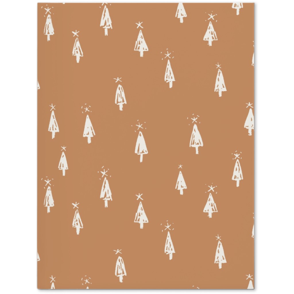 Christmas Trees on Pine Needle Journal, Orange, Pueblo