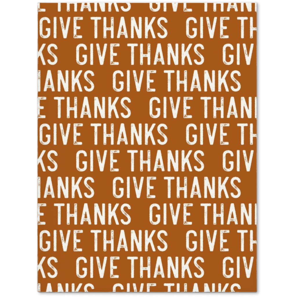 Give Thanks Journal, Orange