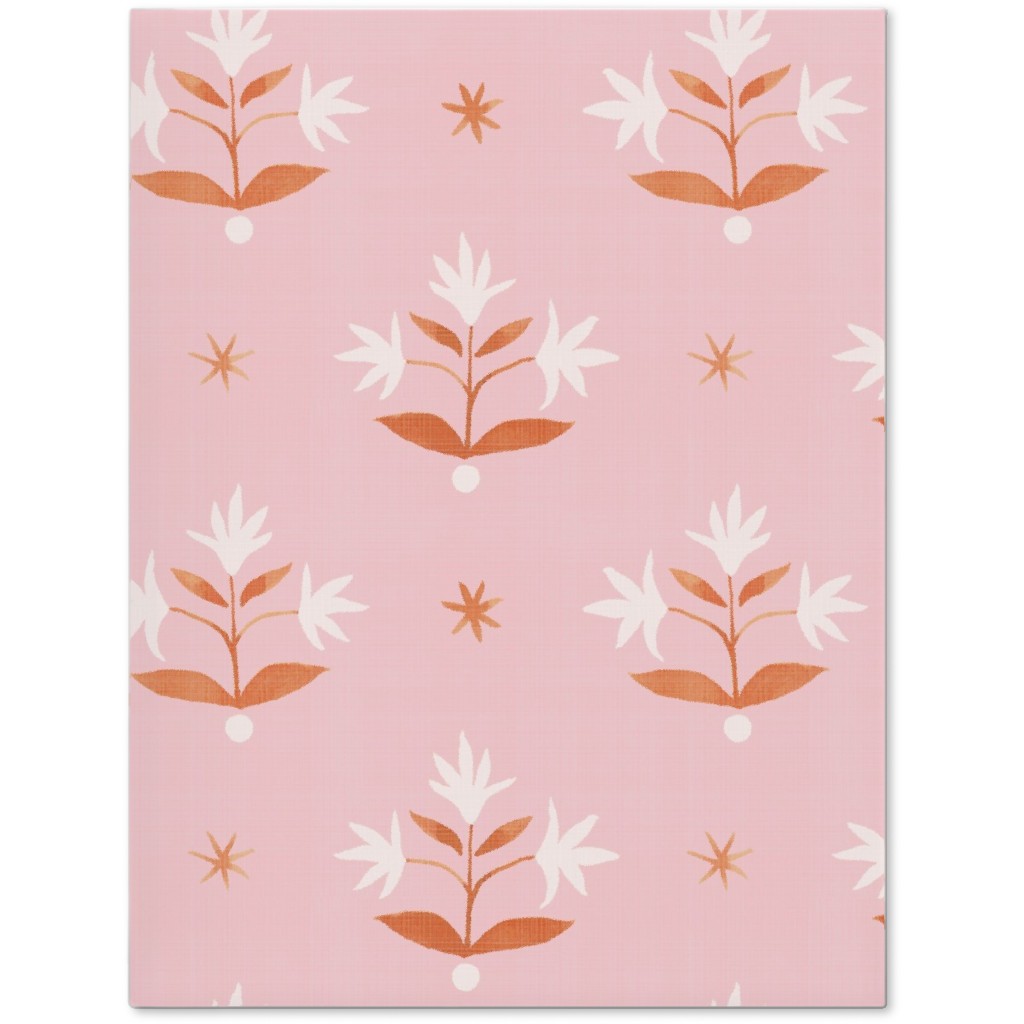 Thistle Stars - Pink and Orange Journal, Pink