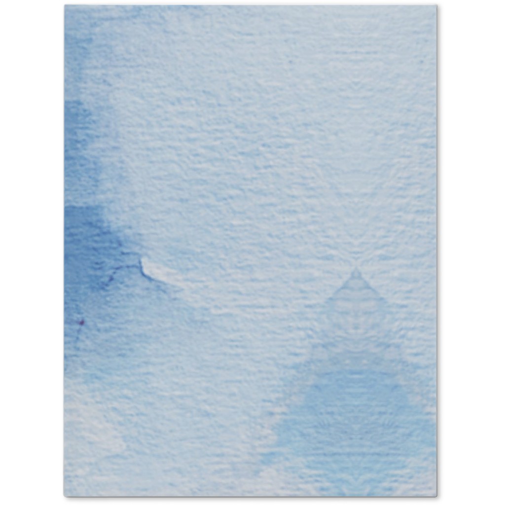 Watercolor Rorscharch - Blue Journal, Blue