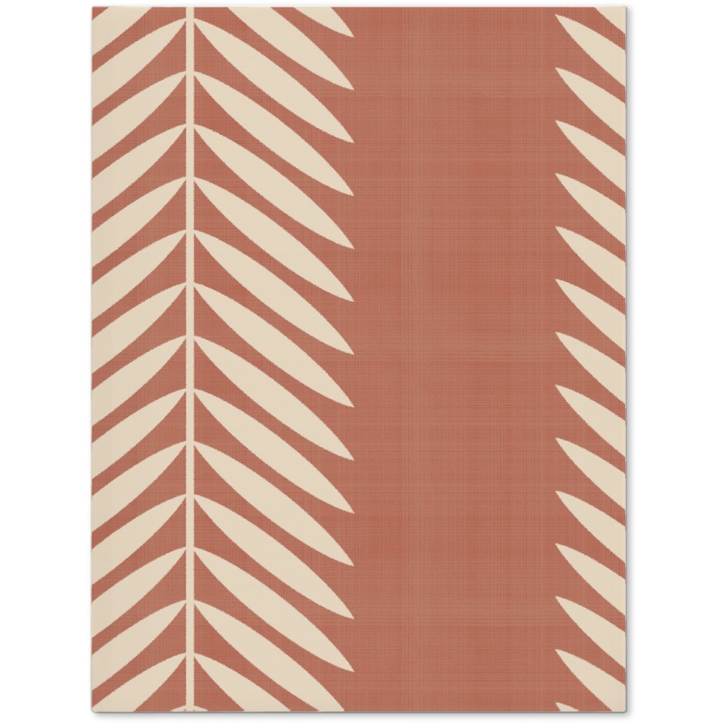 Laurel Leaf Stripe Journal, Pink, Nutmeg
