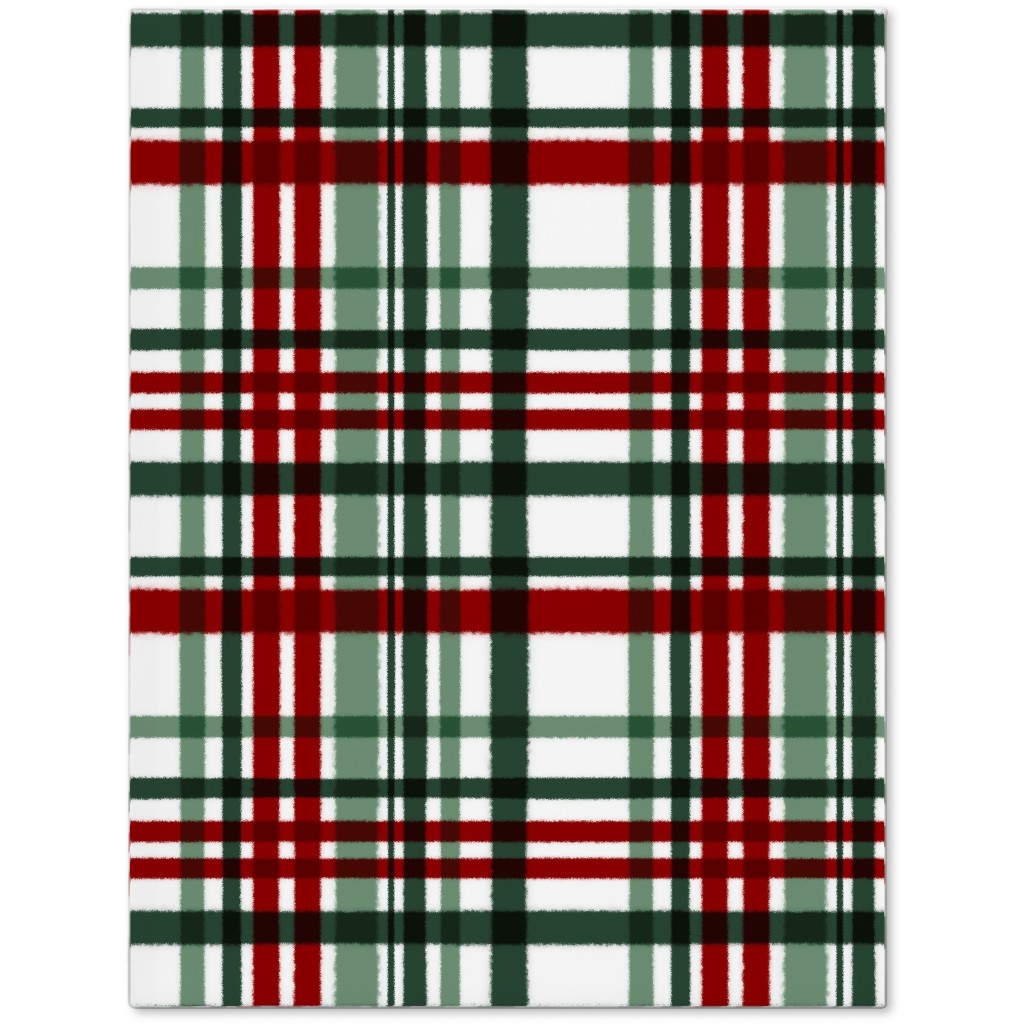 Intricate Plaid Journal, Green