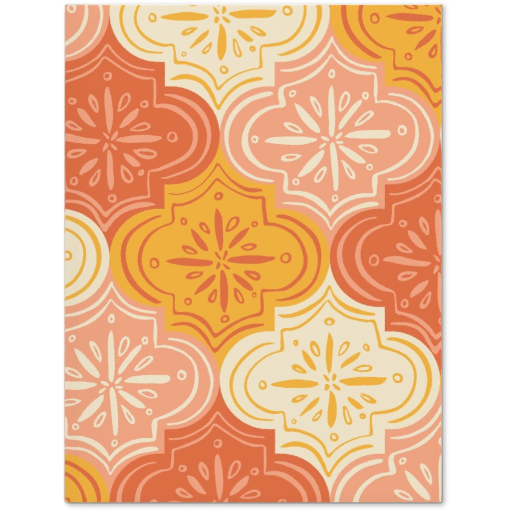 Arabesque - Warm Journal, Orange, Orange