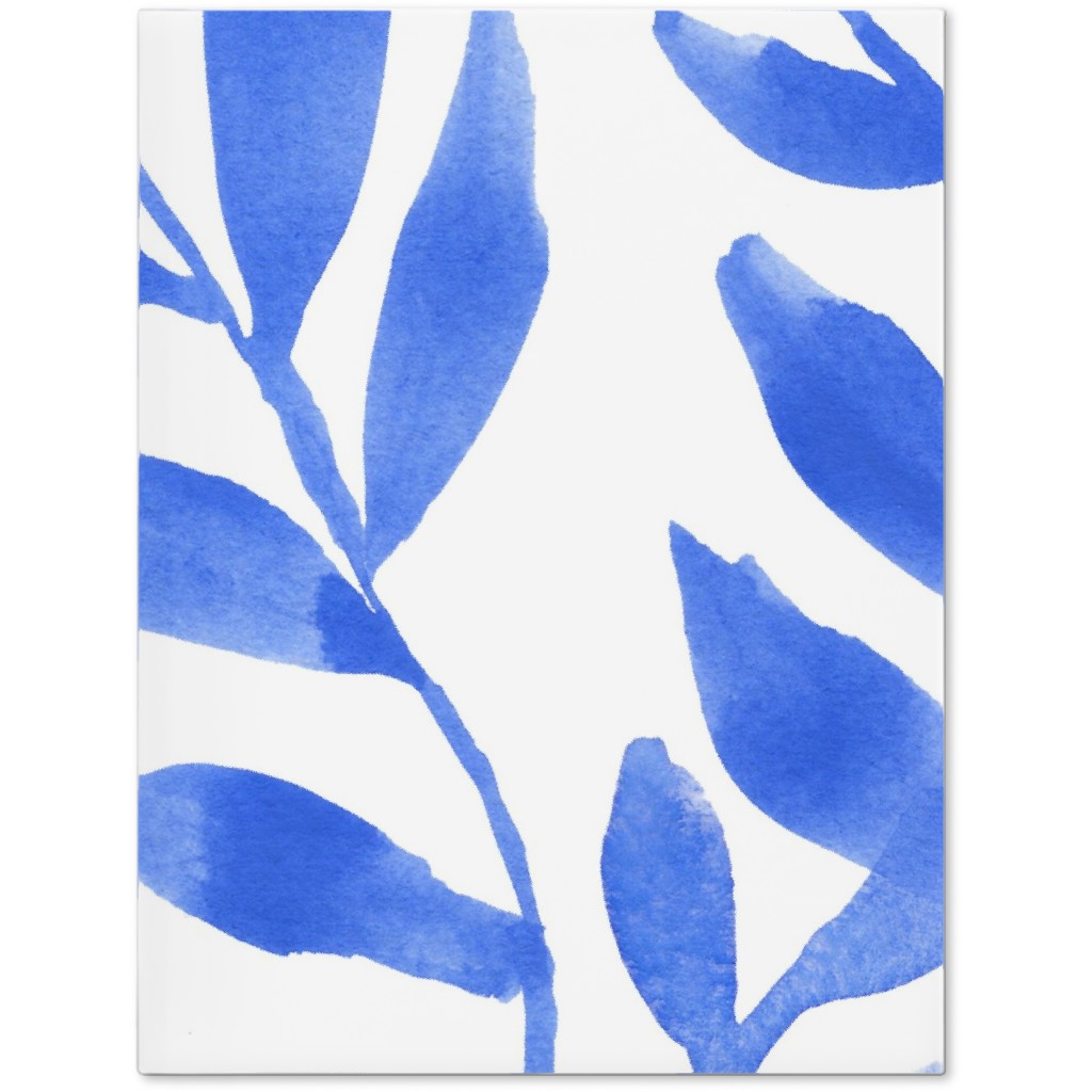 Modern Lemons Block - Blue and Orange Journal, Blue, True Blue