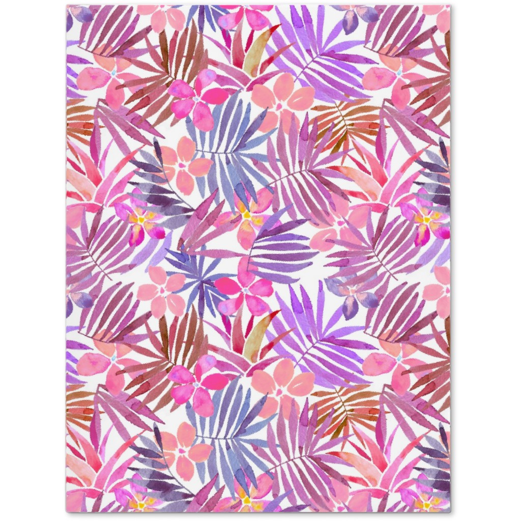 Watercolor Tropical Vibes - Pink Journal, Pink