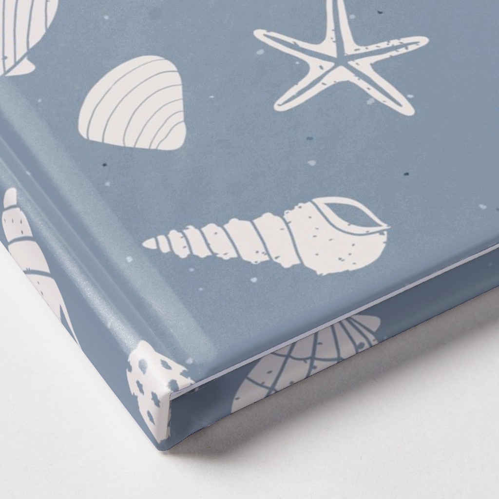 Seashells Summer Beach - Dusty Blue Journal | Shutterfly