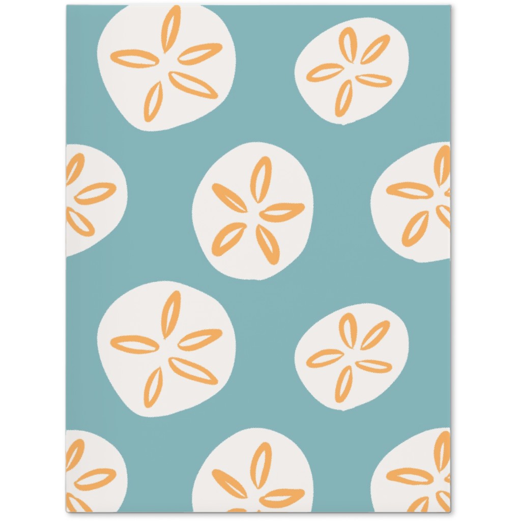 Sand Dollar Sea Shells Journal, Blue, Spring Valley