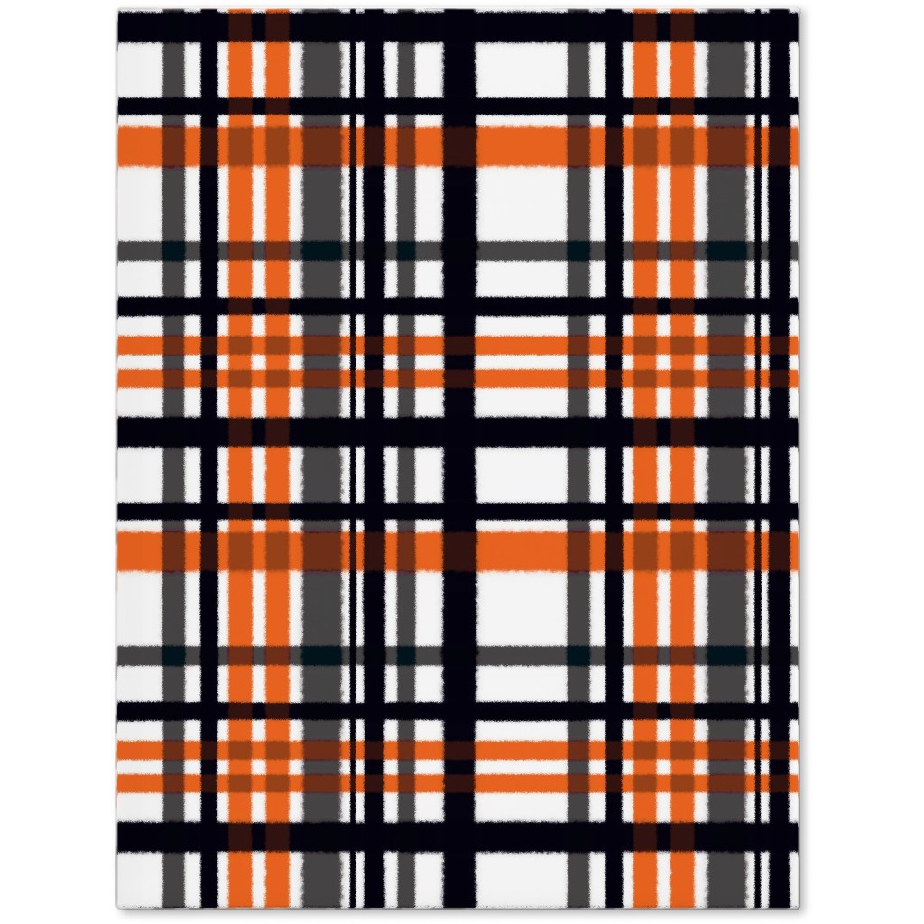 Intricate Plaid Journal, Orange