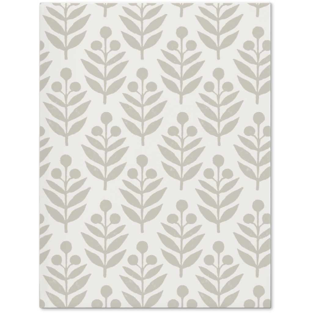 Lotti Quiet Journal, Beige, Silver Lining