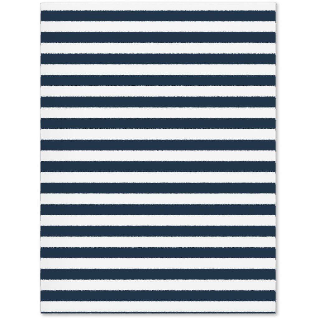 Horizontal Stripe Journal, Blue