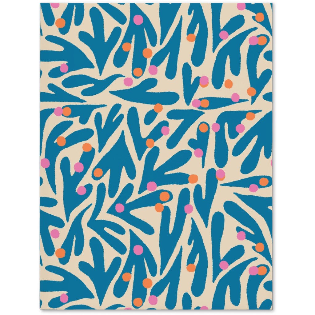 Funky Flora - Blue and White Journal, Blue