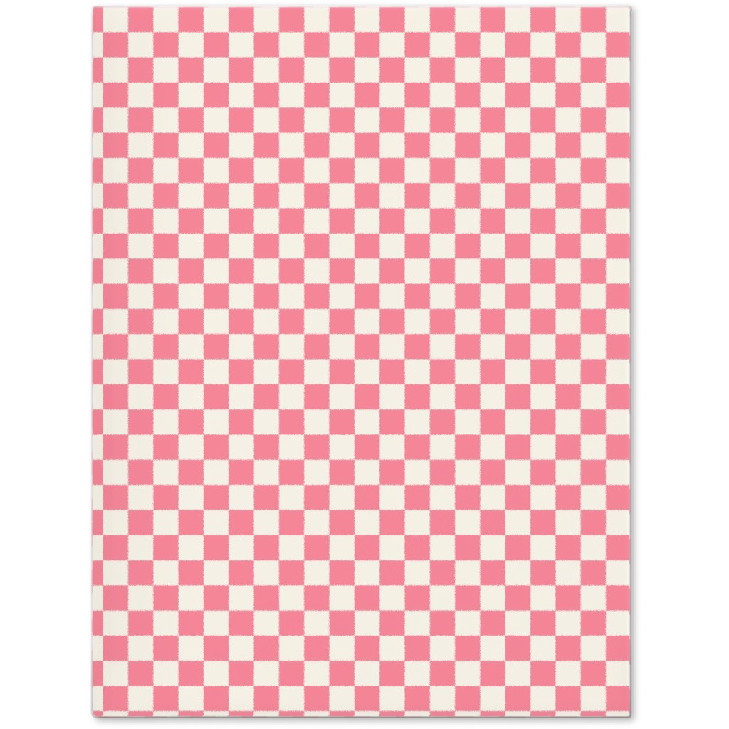 Checkered - Pink Journal, Pink