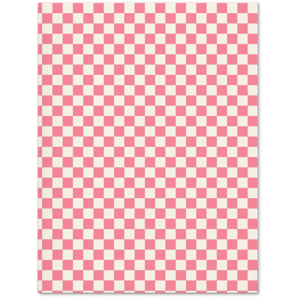 Checkered - Pink Journal, Pink