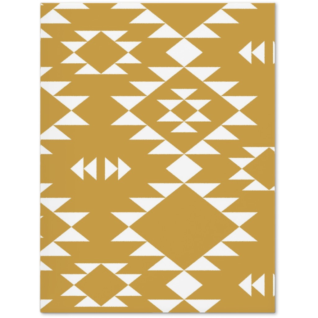 Navajo - Gold White Journal, Yellow