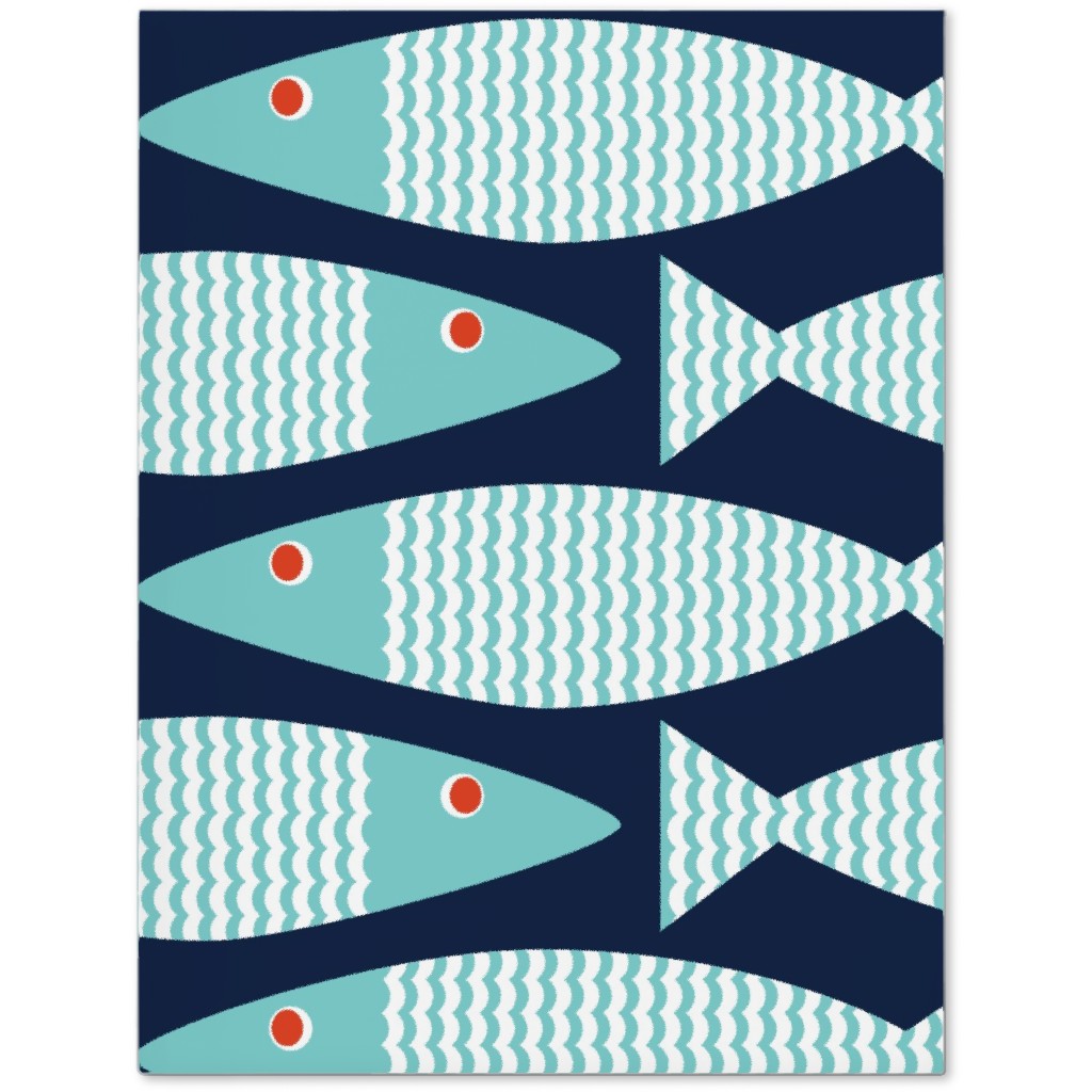 Wavy Bass Journal, Blue, Catalina