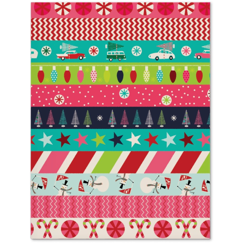 Washi Christmas Journal, Multicolor
