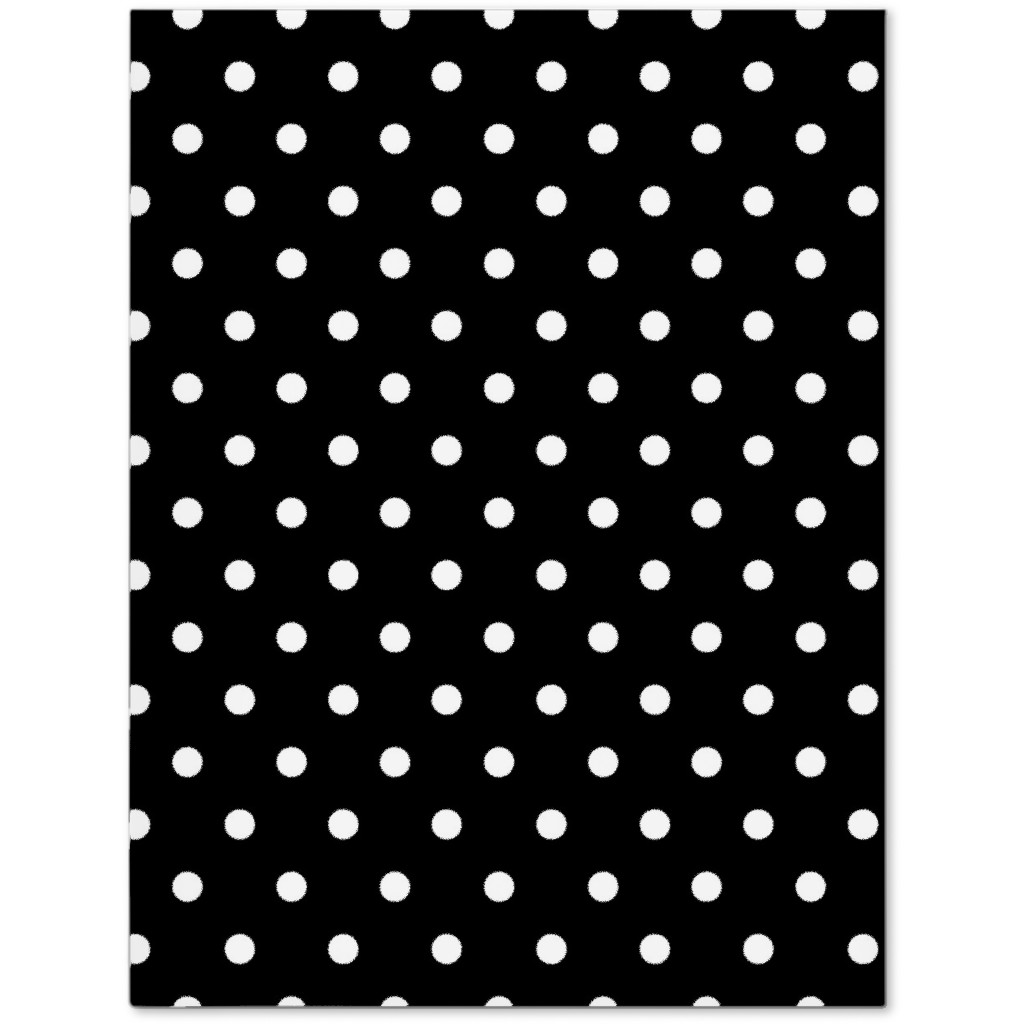 Dotty - White on Black Journal, Black