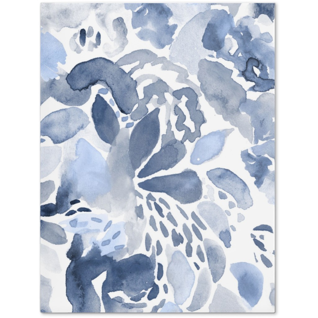 Happy Abstract Watercolor Journal, Blue, Marine Layer