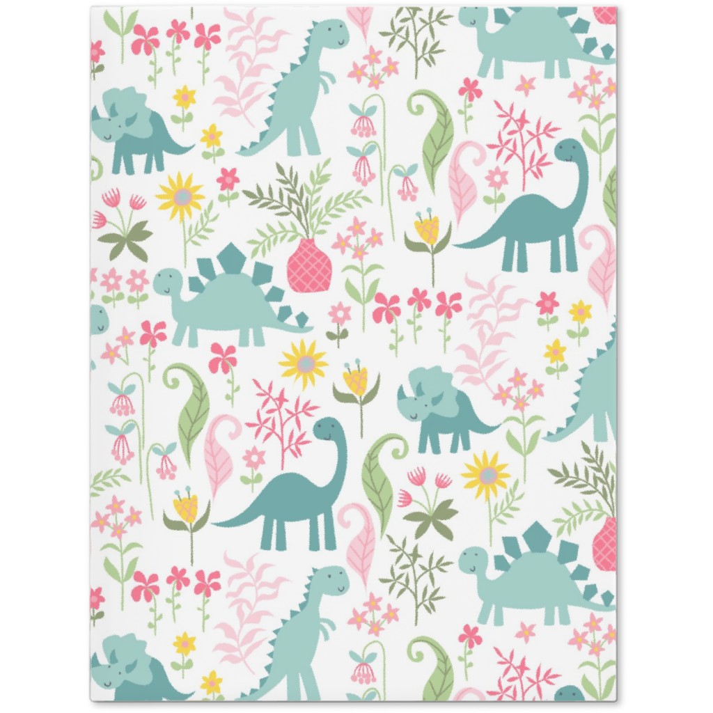 Dino Garden Journal, Multicolor, White