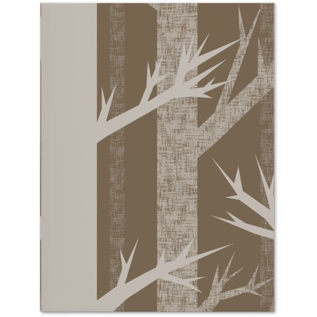 Winter Woods - Fawn Journal, Brown, Brown