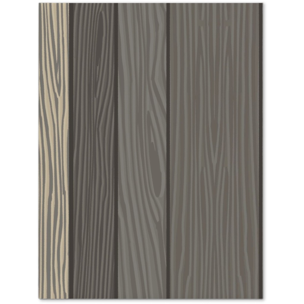 Old Wood Planks Driftwood - Brown Journal, Brown, Brown