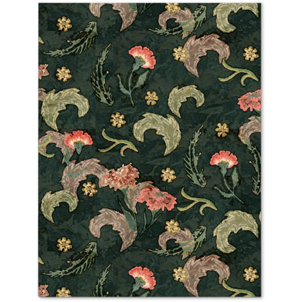 Victorian Floral - Enchanted Forest Journal, Green, Classic Green