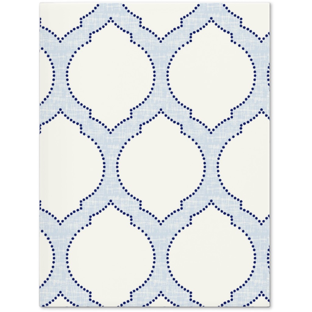 Moroccan Trellis - Light Blue Journal, Blue