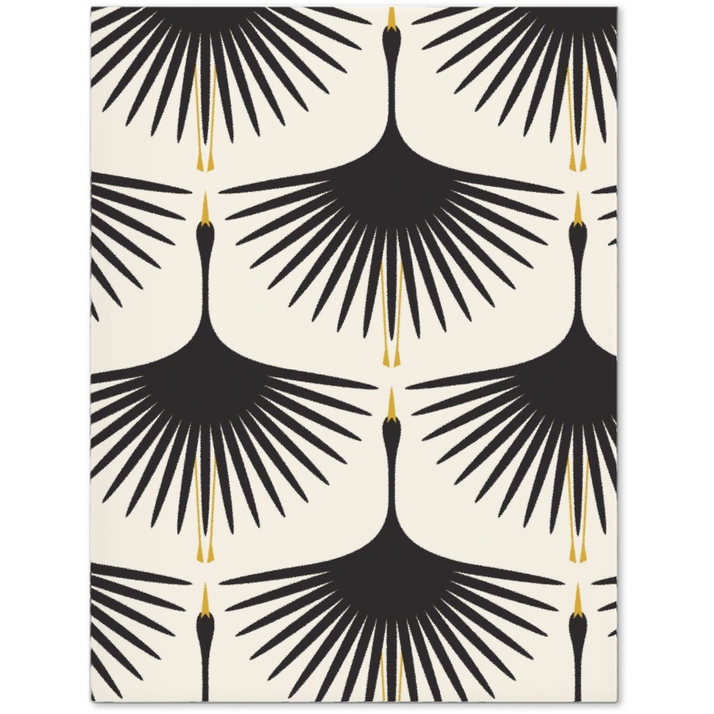 Art Deco Swans Journal, Beige
