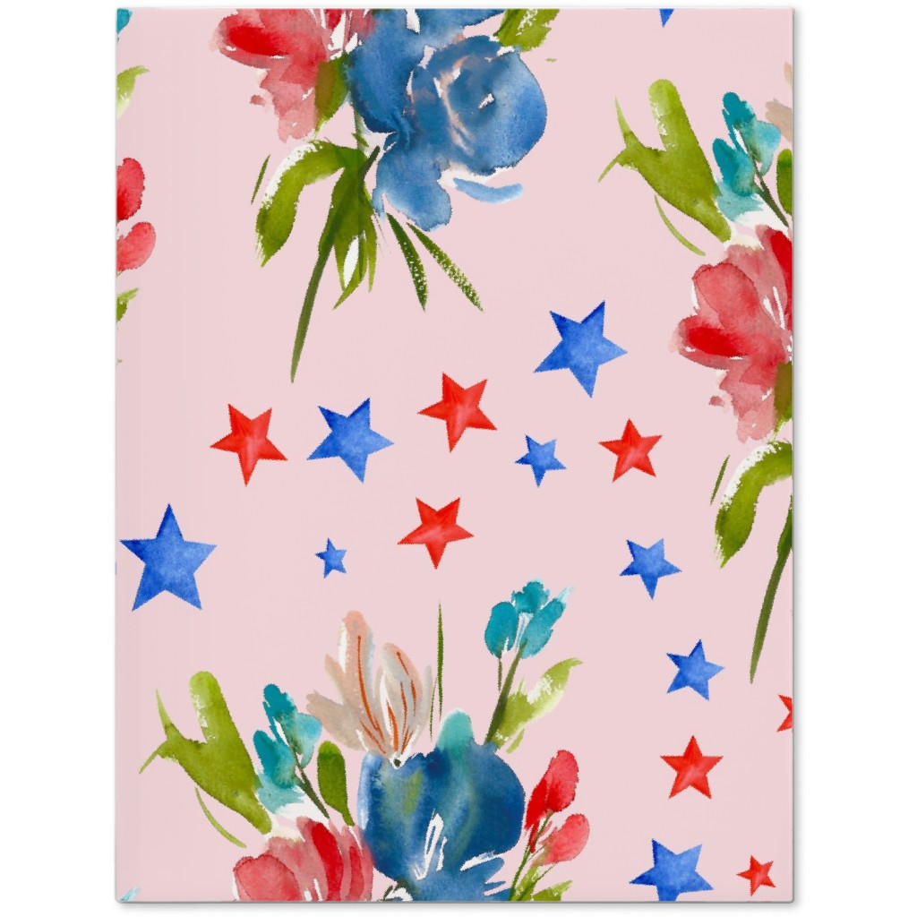 4th of July Florals - Pink Journal, Pink