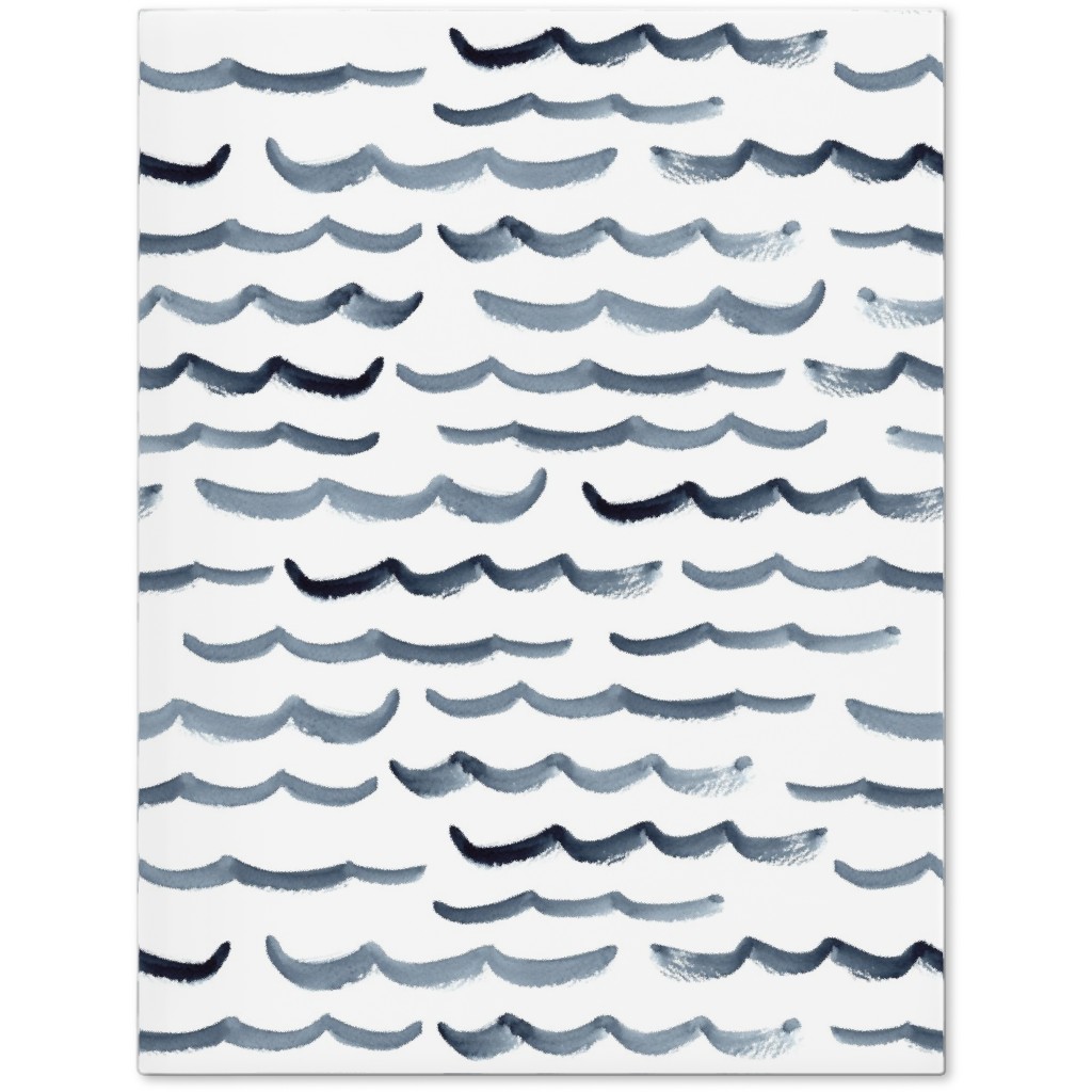 Ocean Waves Journal, White, Life Aquatic
