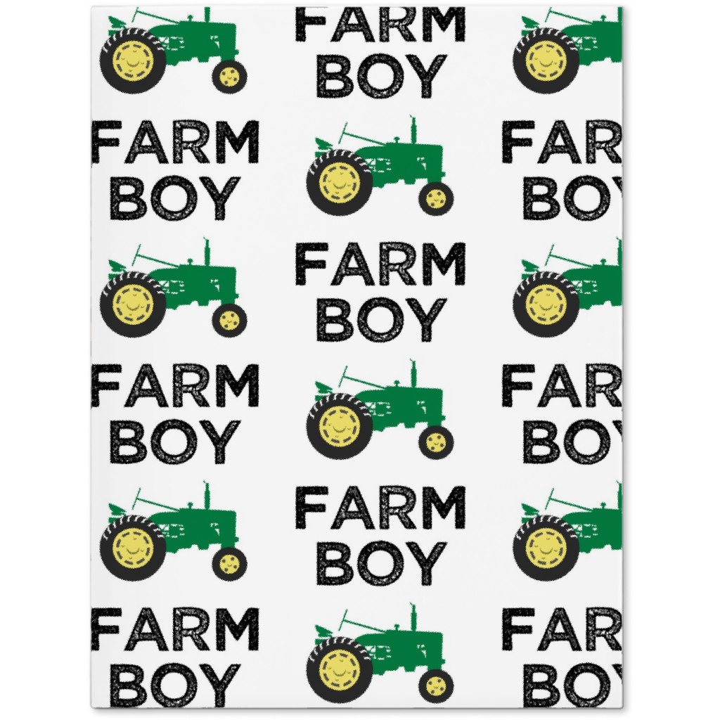 Farm Boy - Tractor Green Journal, Green