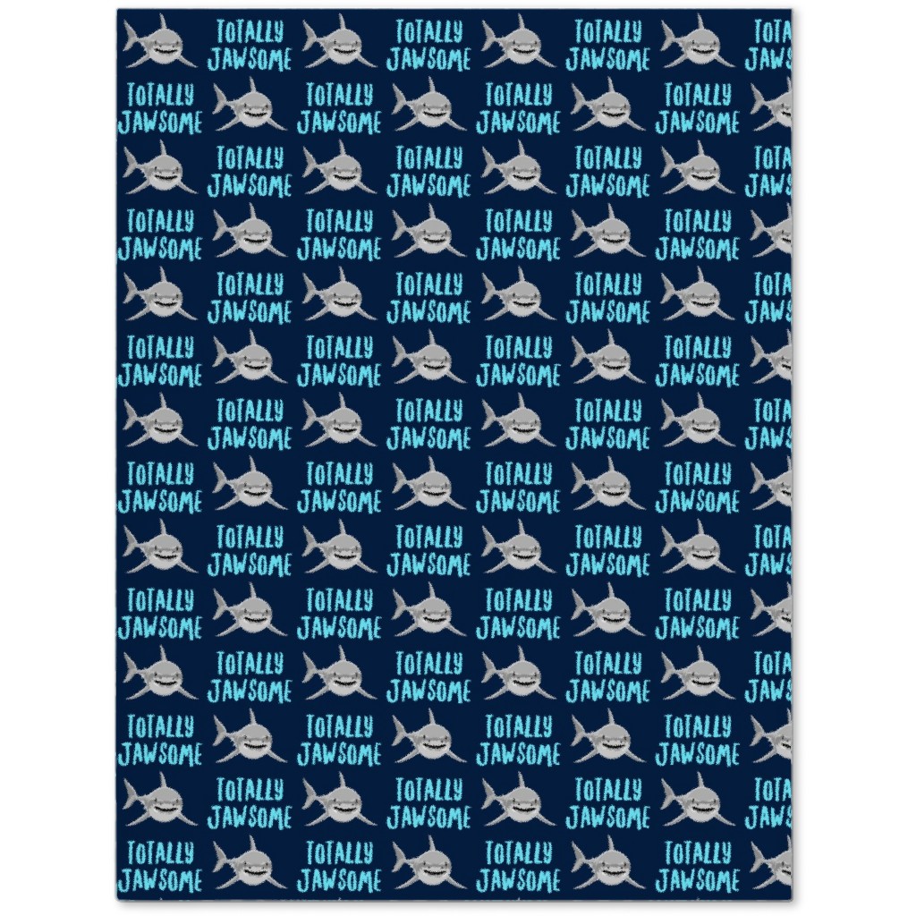 Totally Jawsome - Sharks! - Navy Journal, Blue