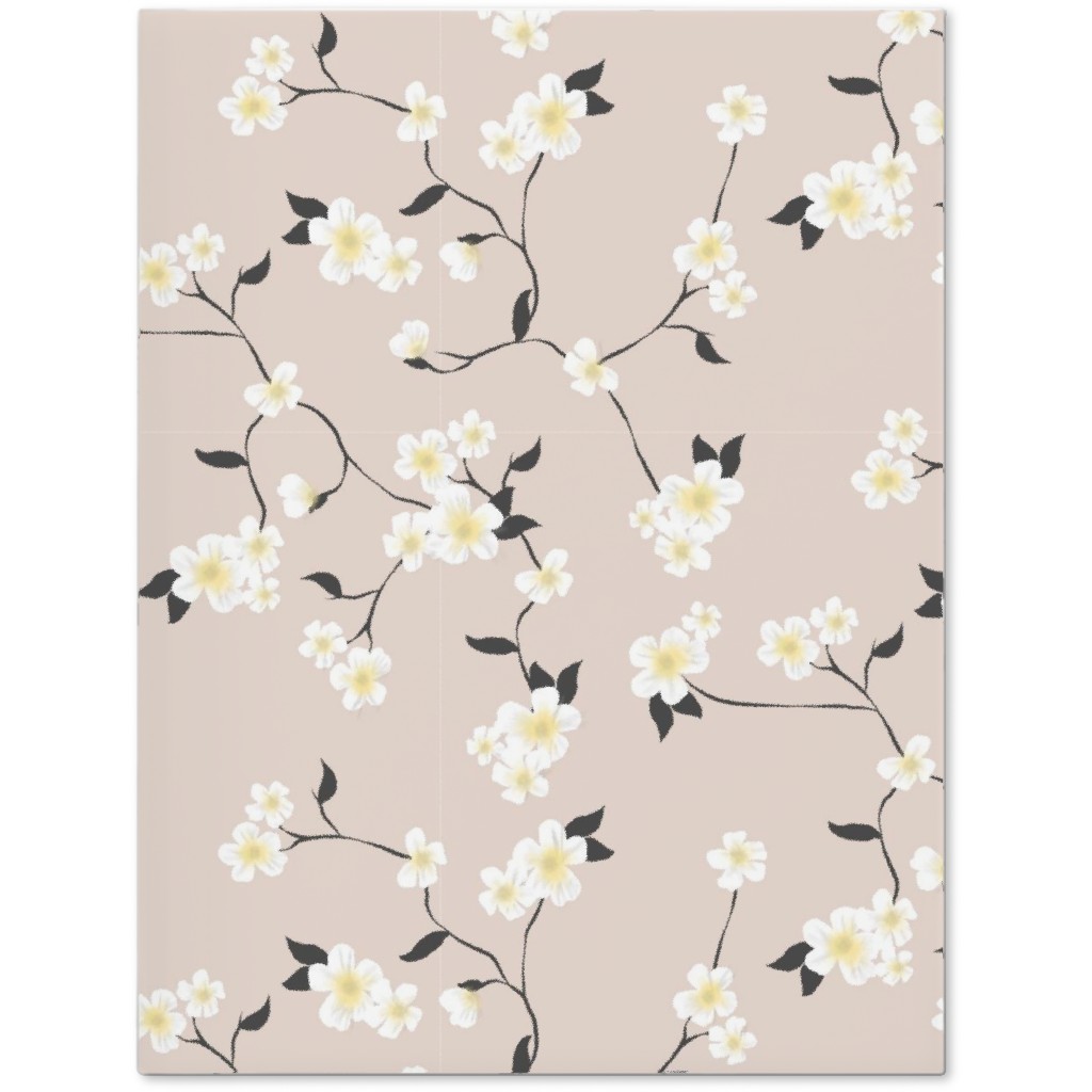 Climbing Flower - Pink Journal, Pink, Bright Pink