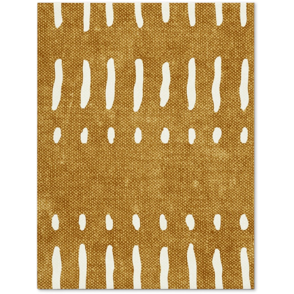 Dash Dot Stripes Journal, Yellow