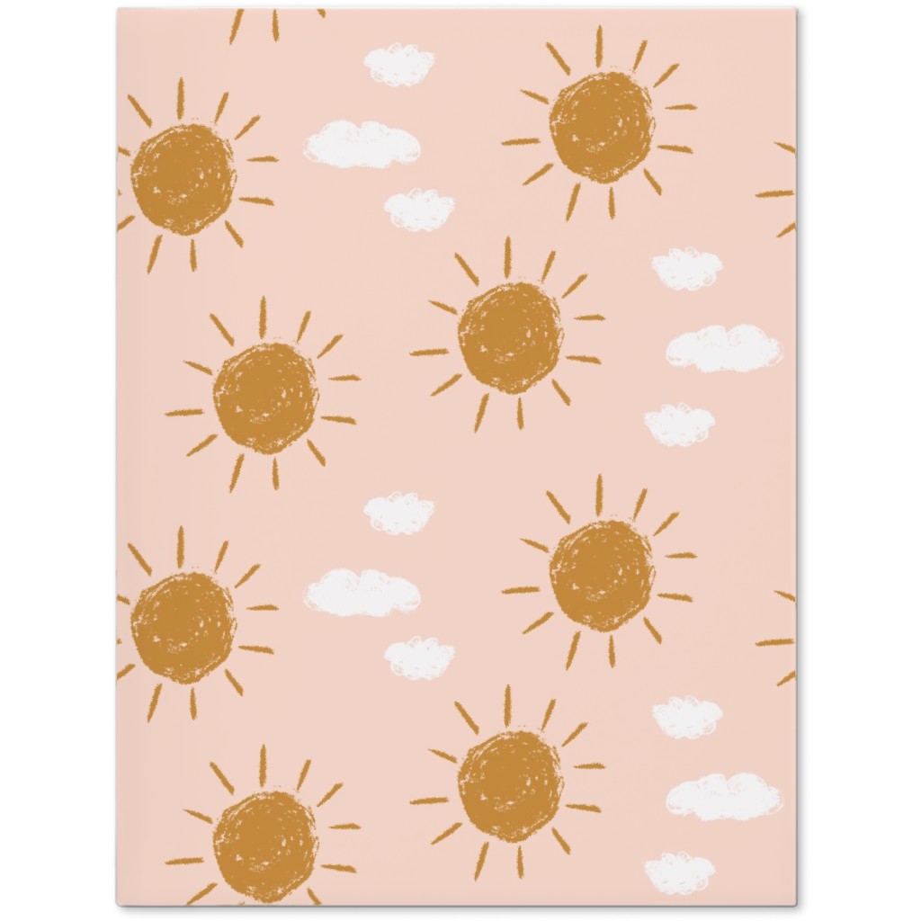 Little Golden Sun - Pink Journal, Pink, Bright Pink
