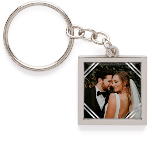 Gray Key Ring