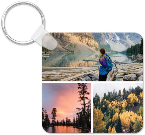 Gallery of Five Key Ring, Square, Multicolor, multi