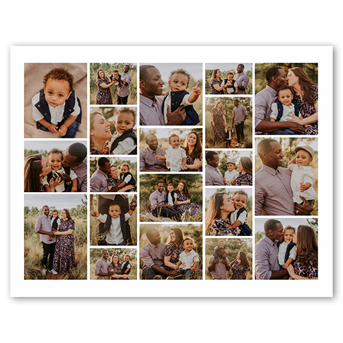 Gallery Collage of Twenty Four, -11x14-Multicolor