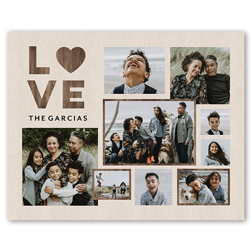 Rustic Love Collage, -16x20-Beige